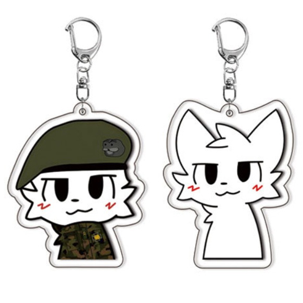 Gaming Accessories Stand - 귀여운 흑백 고양이 소년 키스하는 모습