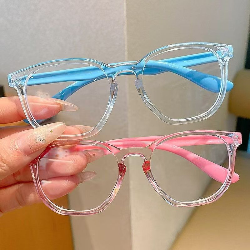 Gaming Glasses Tinted - 블루라이트 차단 어린이 안경 사각형 디자인