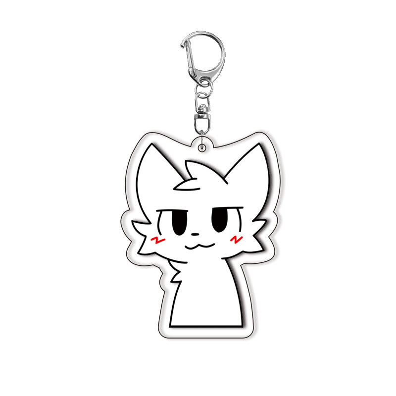 귀여운 흑백 고양이 소년 키스하는 모습 키링, 액세서리 - Gaming Accessories Stand 리뷰 및 가격