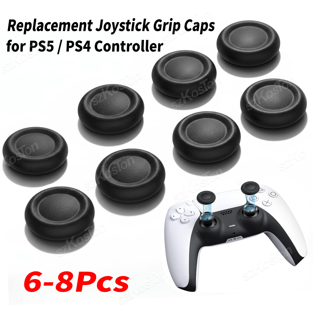 PS5/PS4 컨트롤러용 교체 조이스틱 캡 6-8개,  - Gaming Accessories Repair 리뷰 및 가격