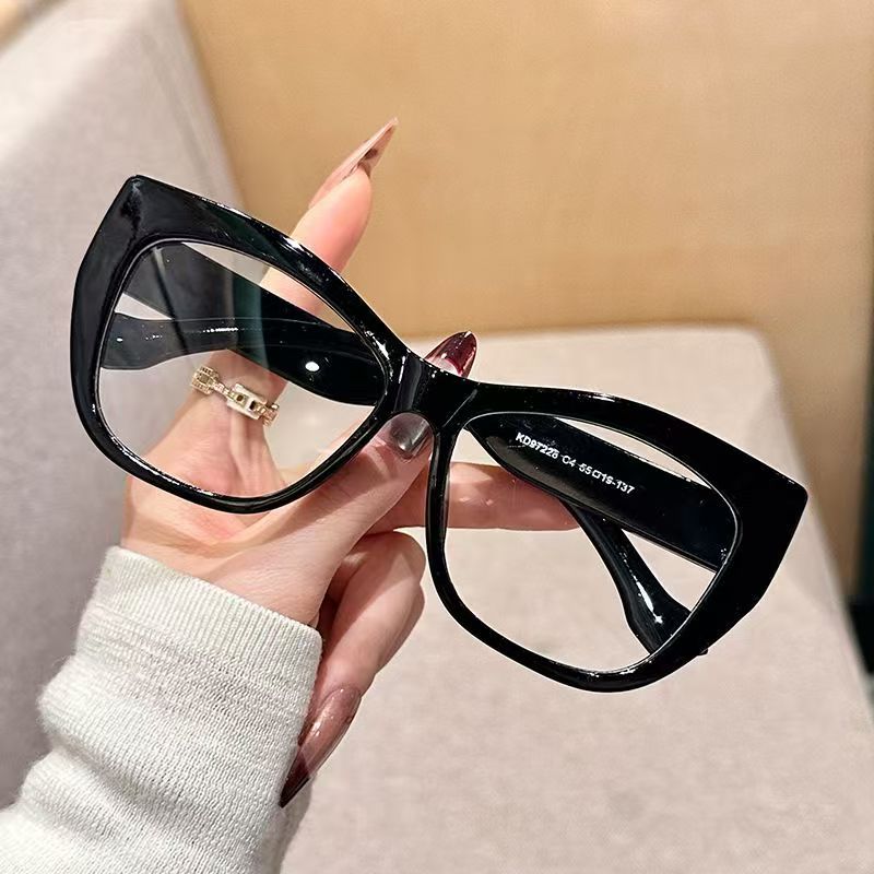 새로운 여성용 대형 프레임 캣아이 블루라이트 차단 안경 - Gaming Glasses Tinted 리뷰 및 가격