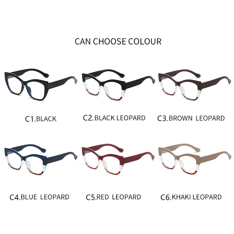 새로운 여성용 대형 프레임 캣아이 블루라이트 차단 안경 - Gaming Glasses Tinted 리뷰 및 가격