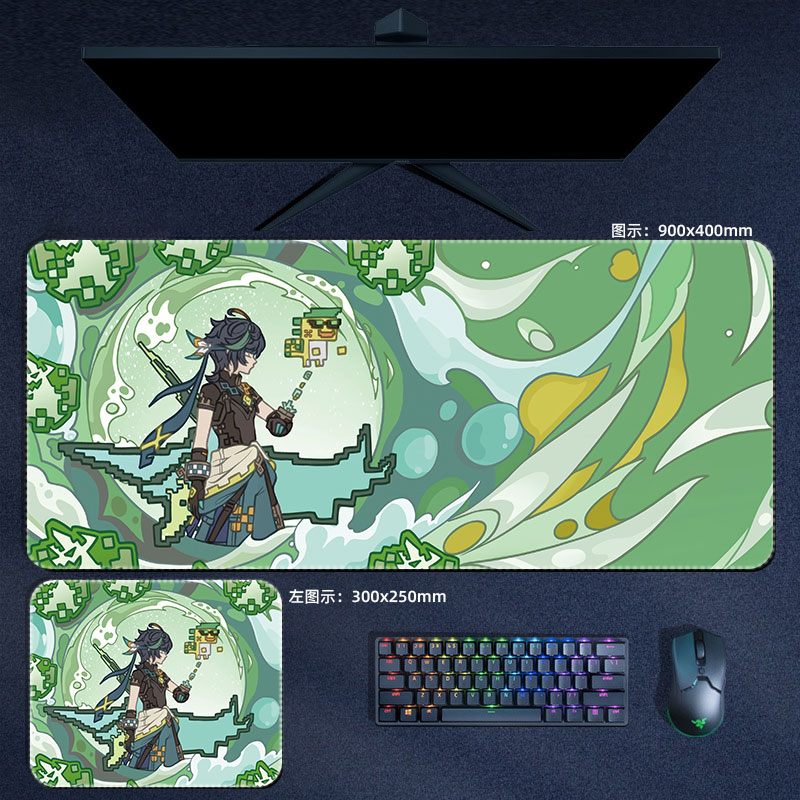 Anime Genshin Impact 마우스 패드 Hu - Gaming Accessories For Gaming Desk 리뷰 및 가격